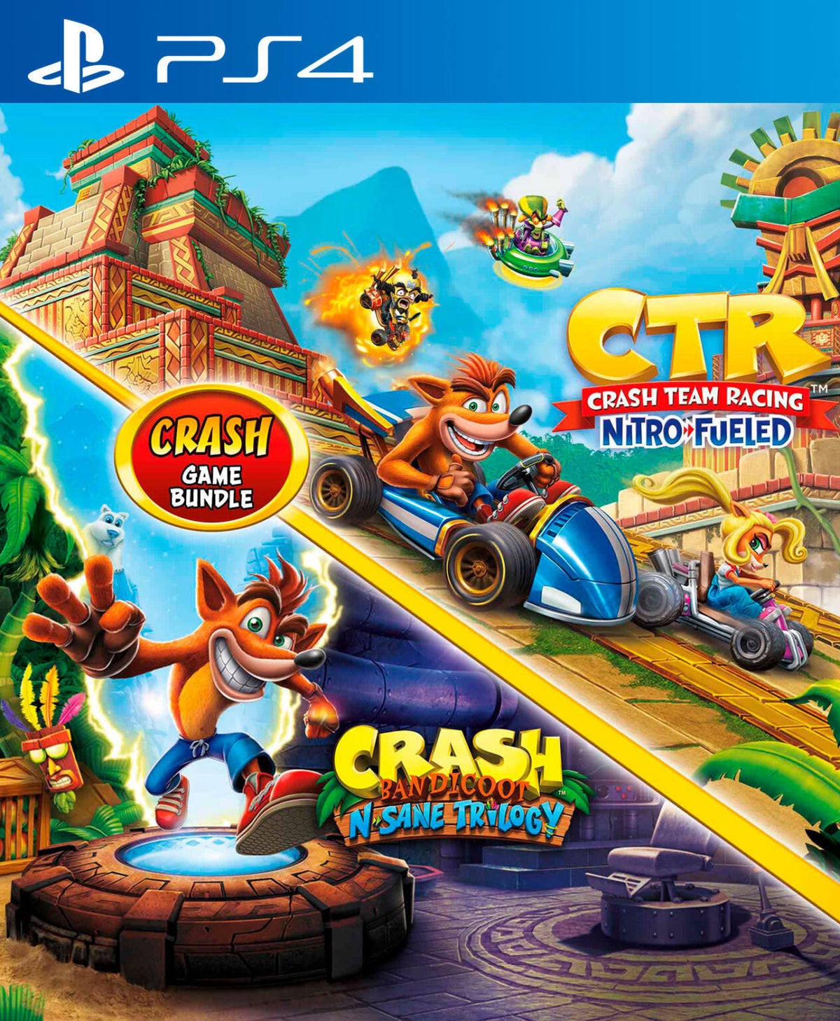 Crash Bandicoot™ Bundle – N. Sane Trilogy + CTR Nitro-Fueled PS4