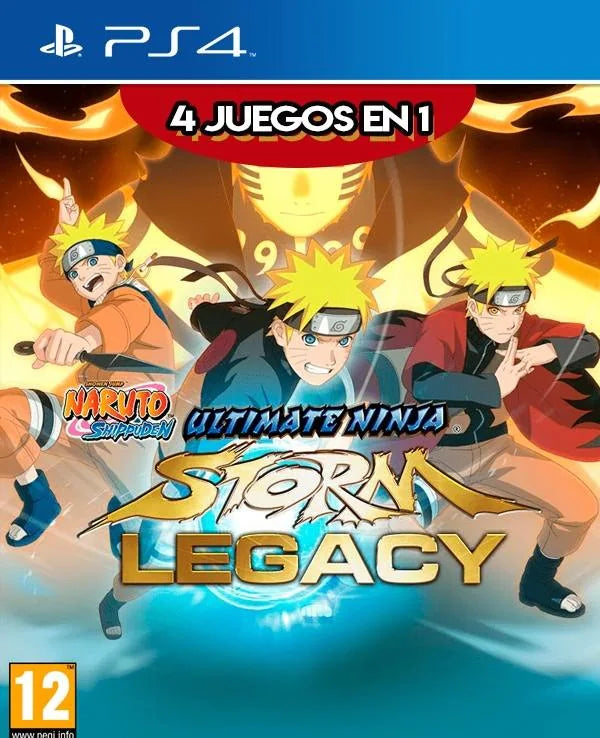 4 juegos en 1 NARUTO SHIPPUDEN Ultimate Ninja STORM Legacy PS4