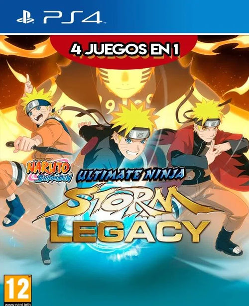 4 juegos en 1 NARUTO SHIPPUDEN Ultimate Ninja STORM Legacy PS4