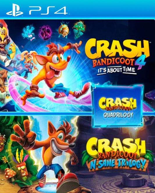 Crash Bandicoot – Quadrilogy Bundle PS4